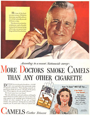 doctor recommended cigarette ad