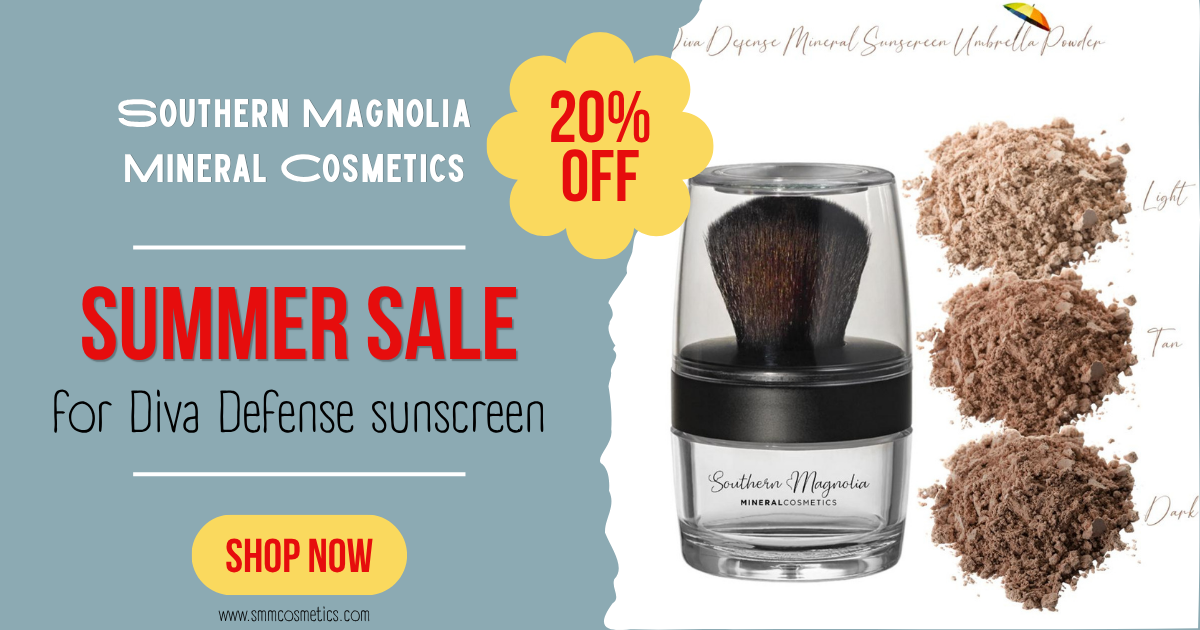 Diva Defense Mineral Sunscreen Umbrella Powder on Sale 20% OFF Diva Defense Mineral Sunscreen Powder